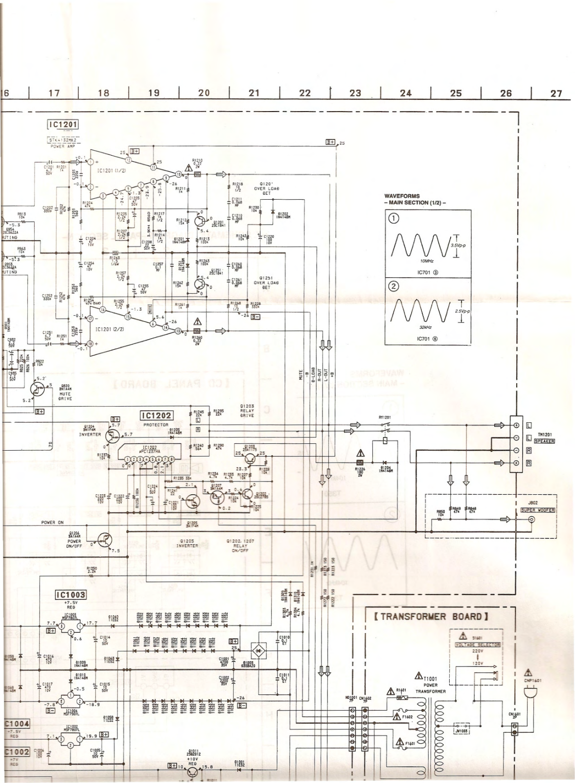 Sony FH-G33AV Schematic