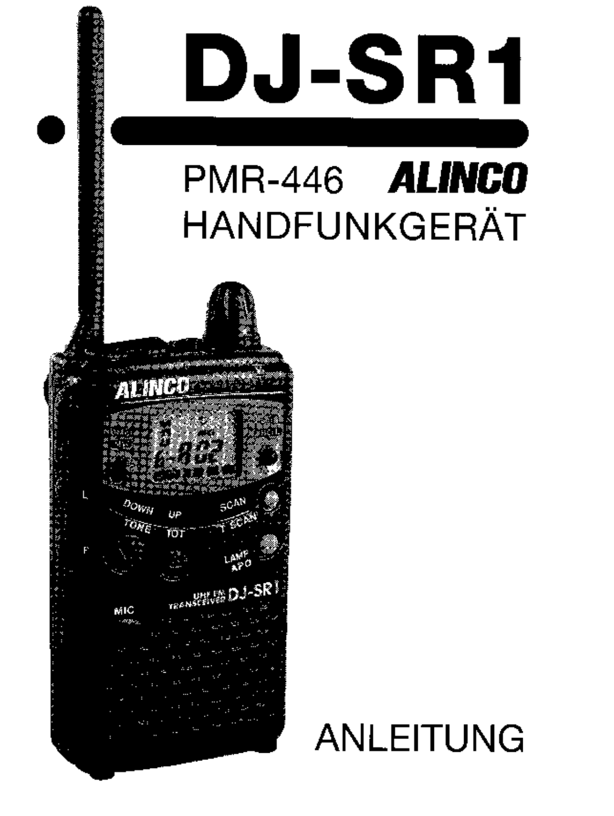Alinco DJ-SR1 User guide