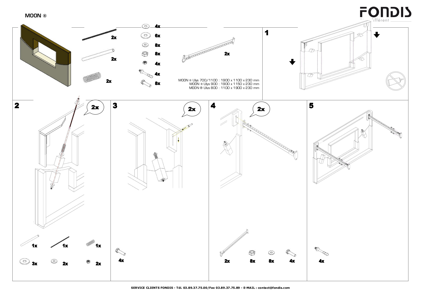 FONDIS MOON User Manual