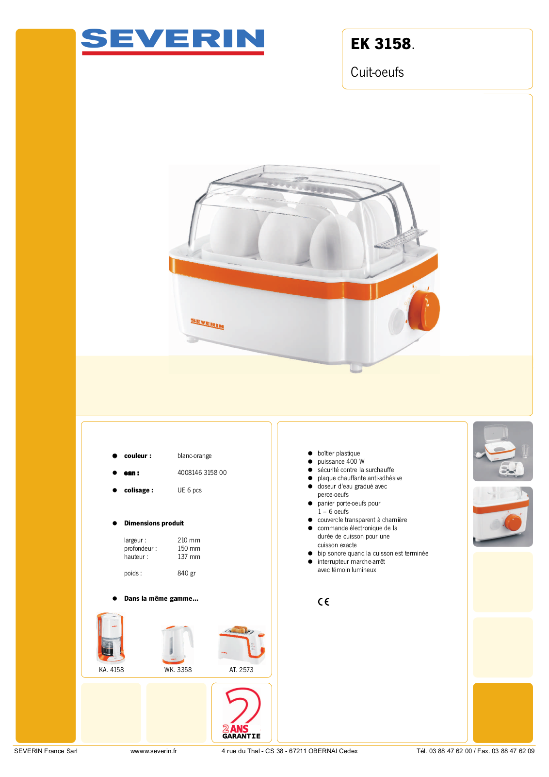 SEVERIN EK 3158 User Manual