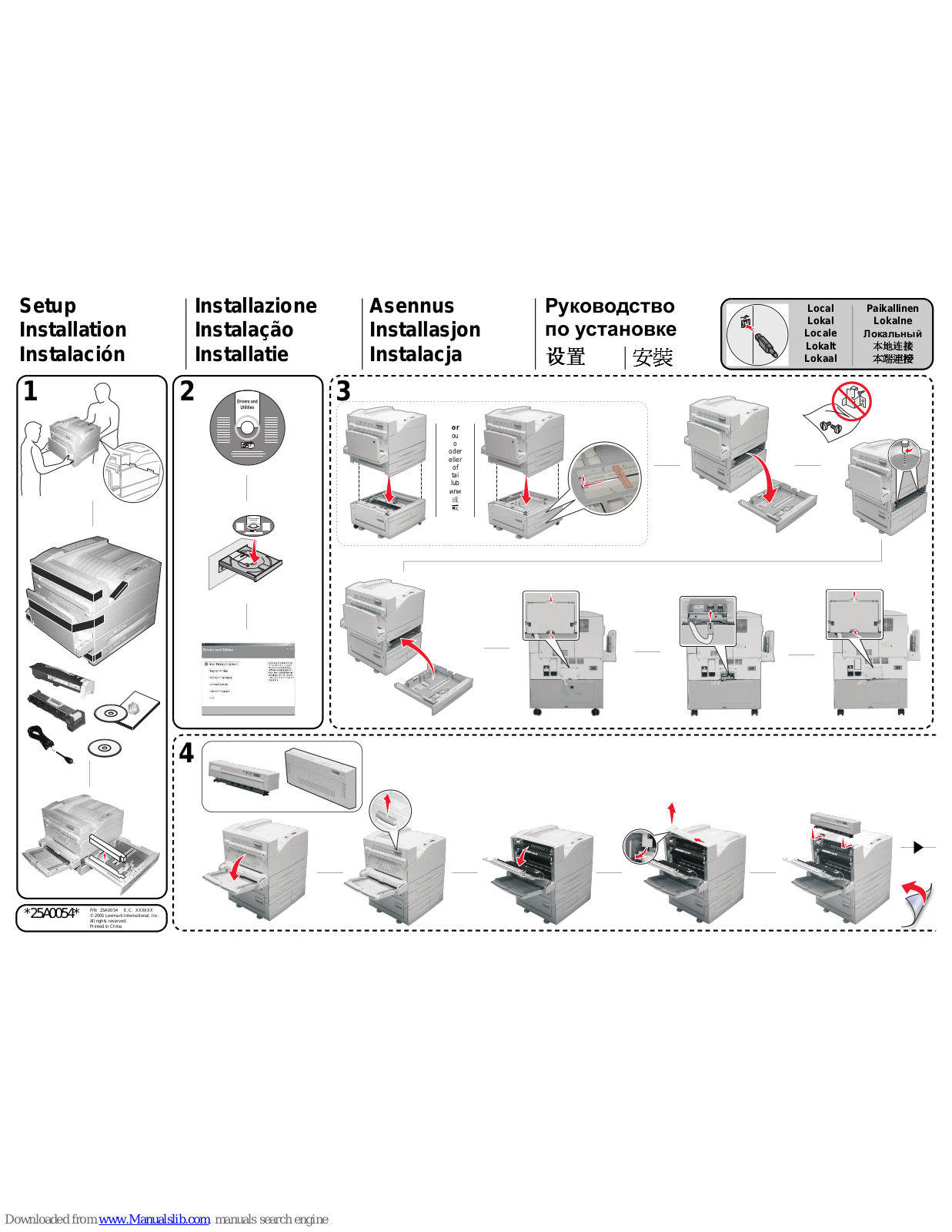 Lexmark W840, W840dn, W840n Setup Manual - ManualMachine.com