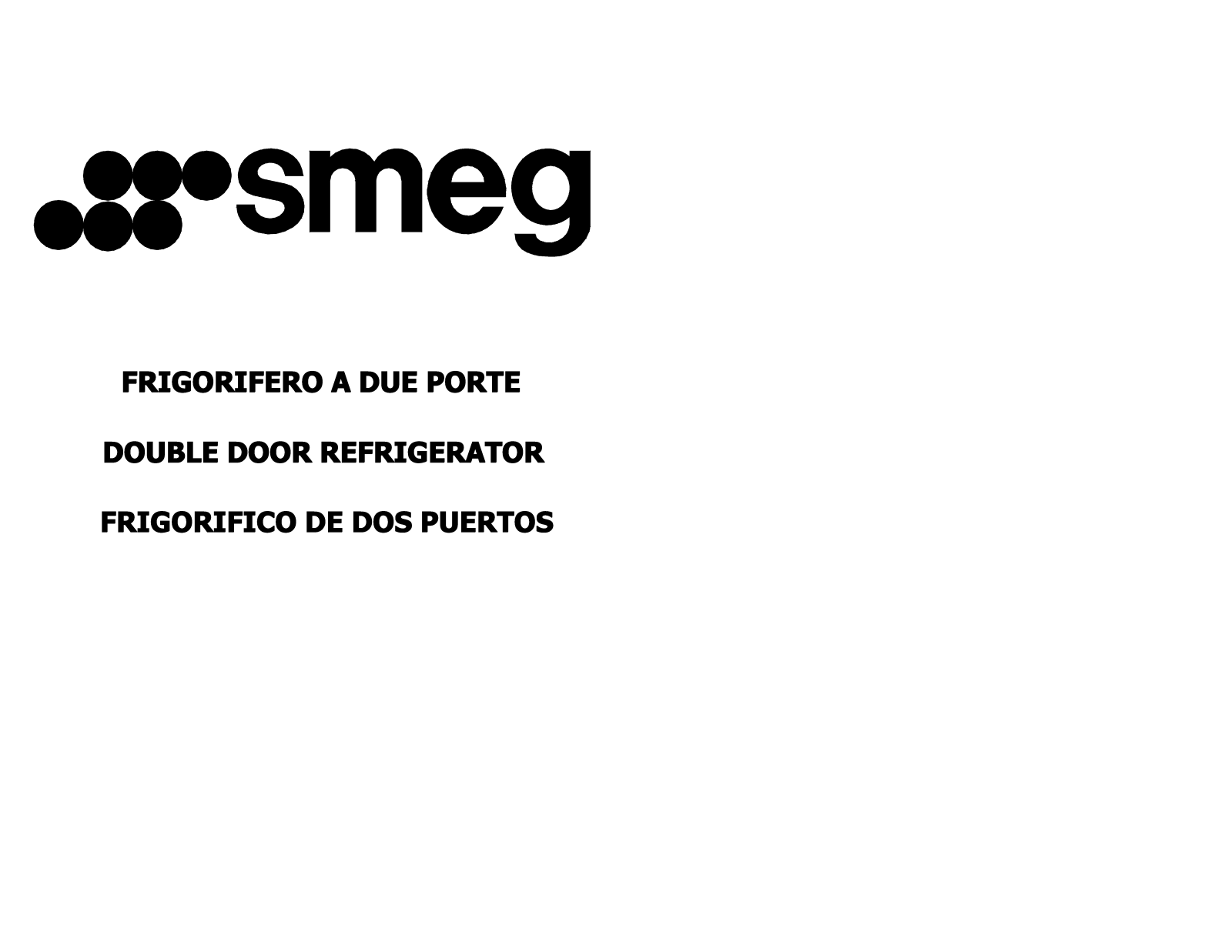 Smeg WD315A User Manual