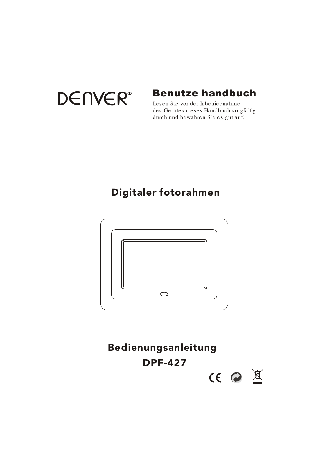 Denver DPF-427 User Manual