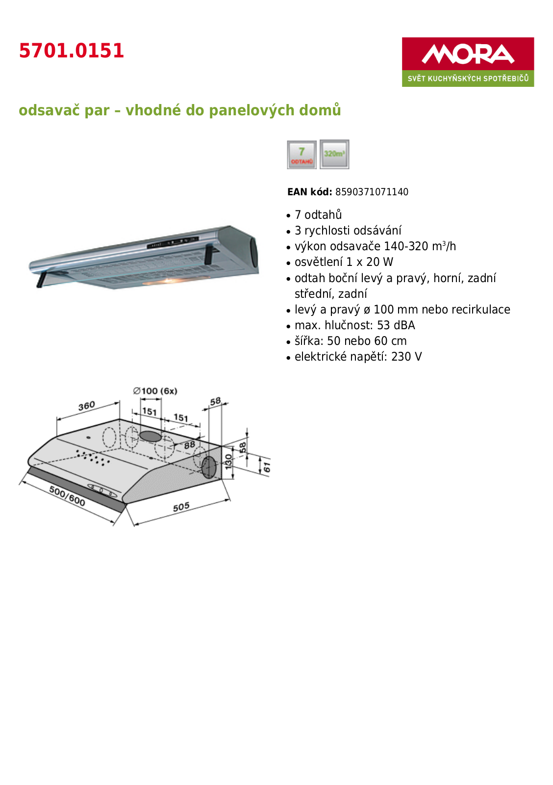 Mora OP 5701.0151 User Manual