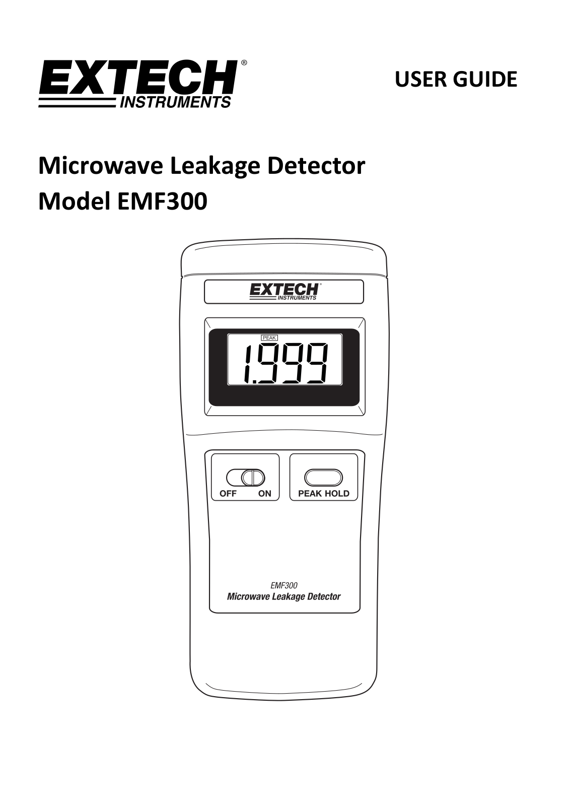 Extech EMF300 Operating Manual