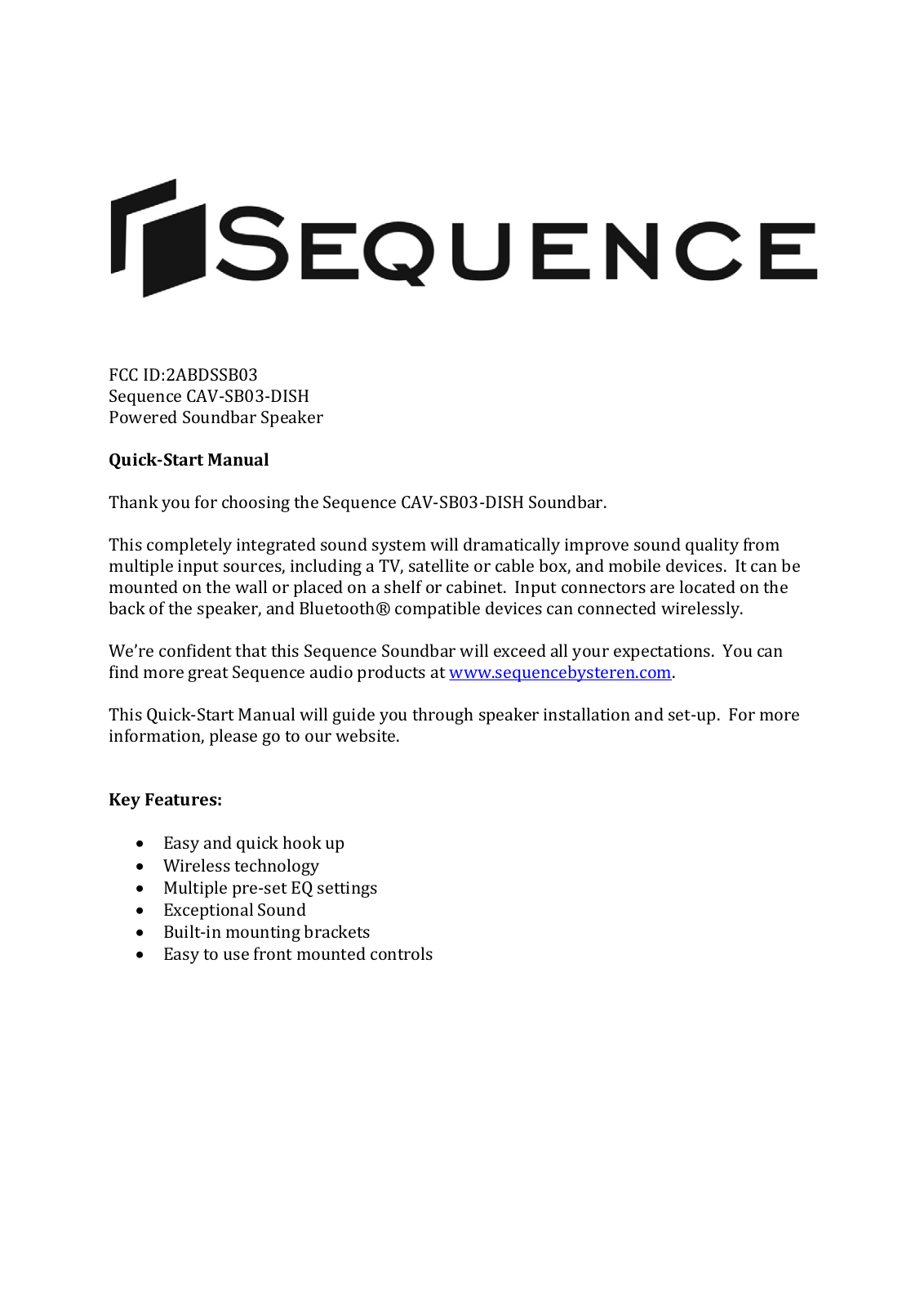 Steren Electronics SB03 Users manual - ManualMachine.com