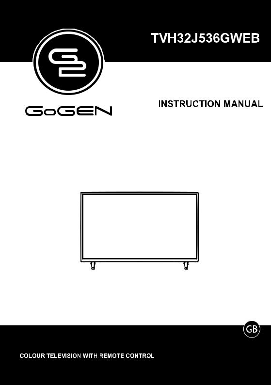 GoGEN TVH 32J536 GWEB User Manual