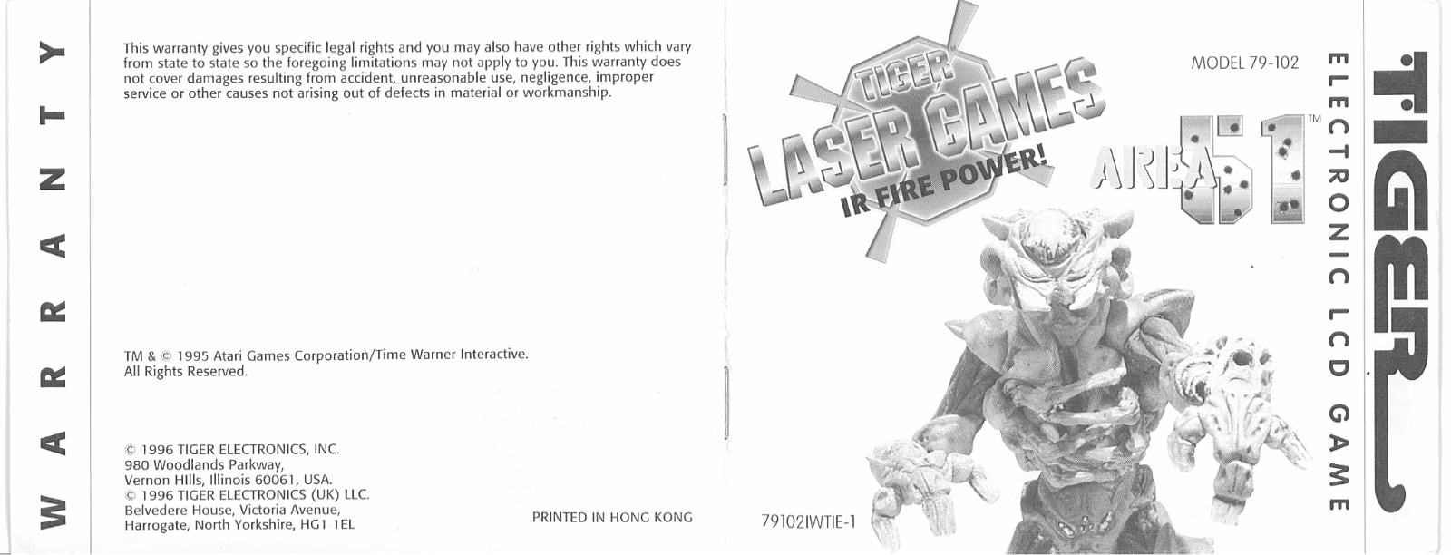 Tiger Electronics 79-102 User Manual