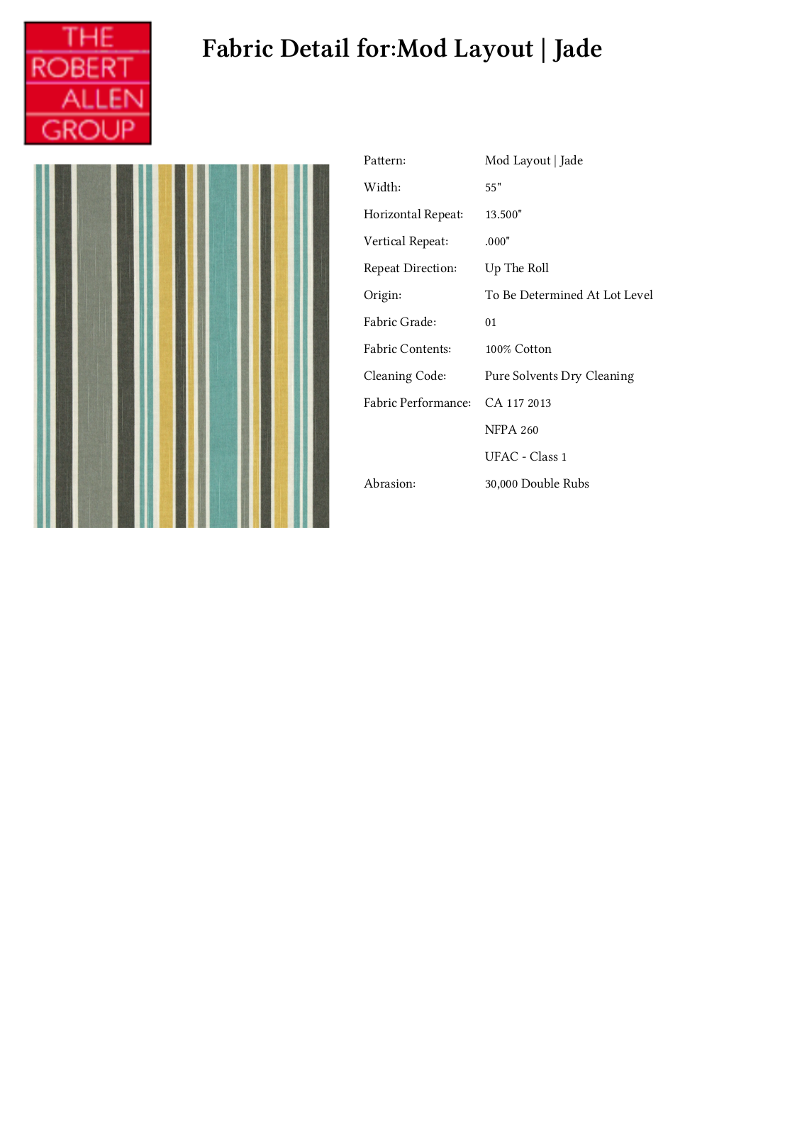 Robert Allen RALF2037 Specifications - ManualMachine.com