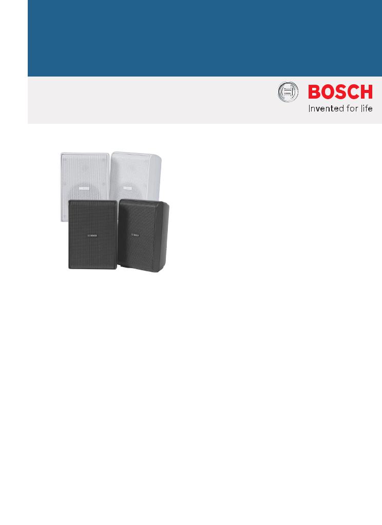 Bosch LB20-PC60EW-5L, LB20-PC60EW-5D Specsheet