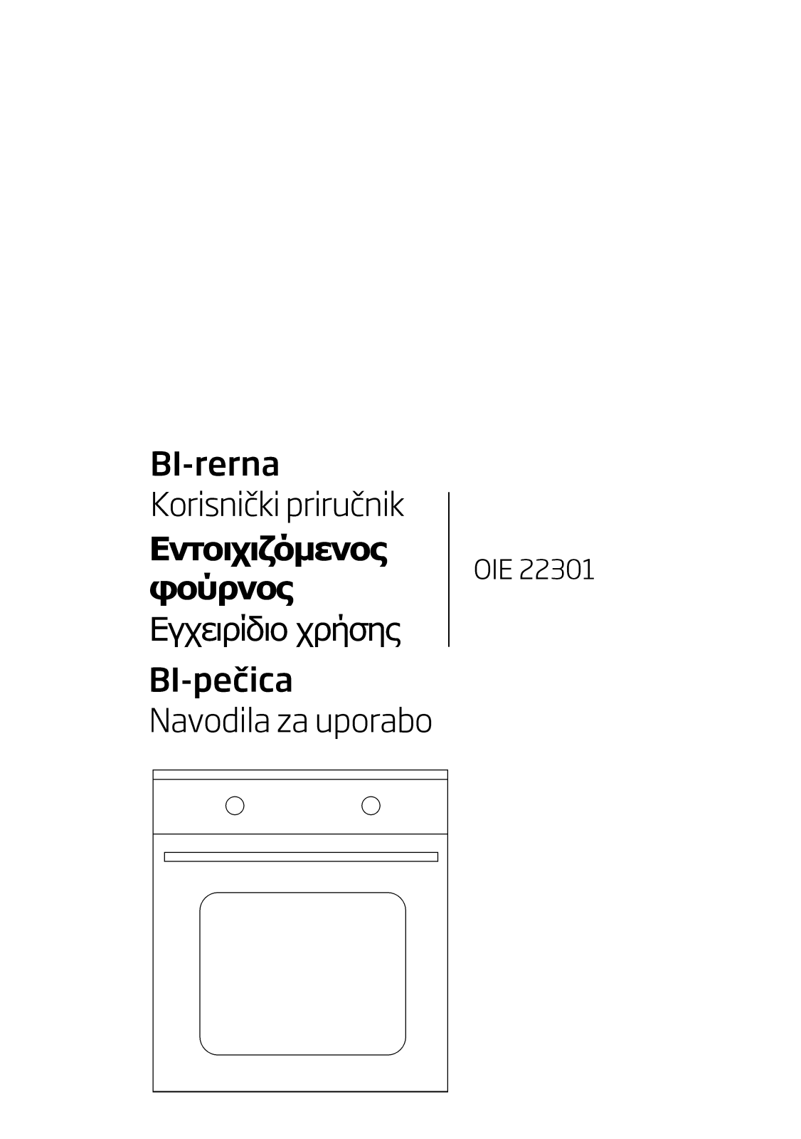 Beko OIE22301 User manual