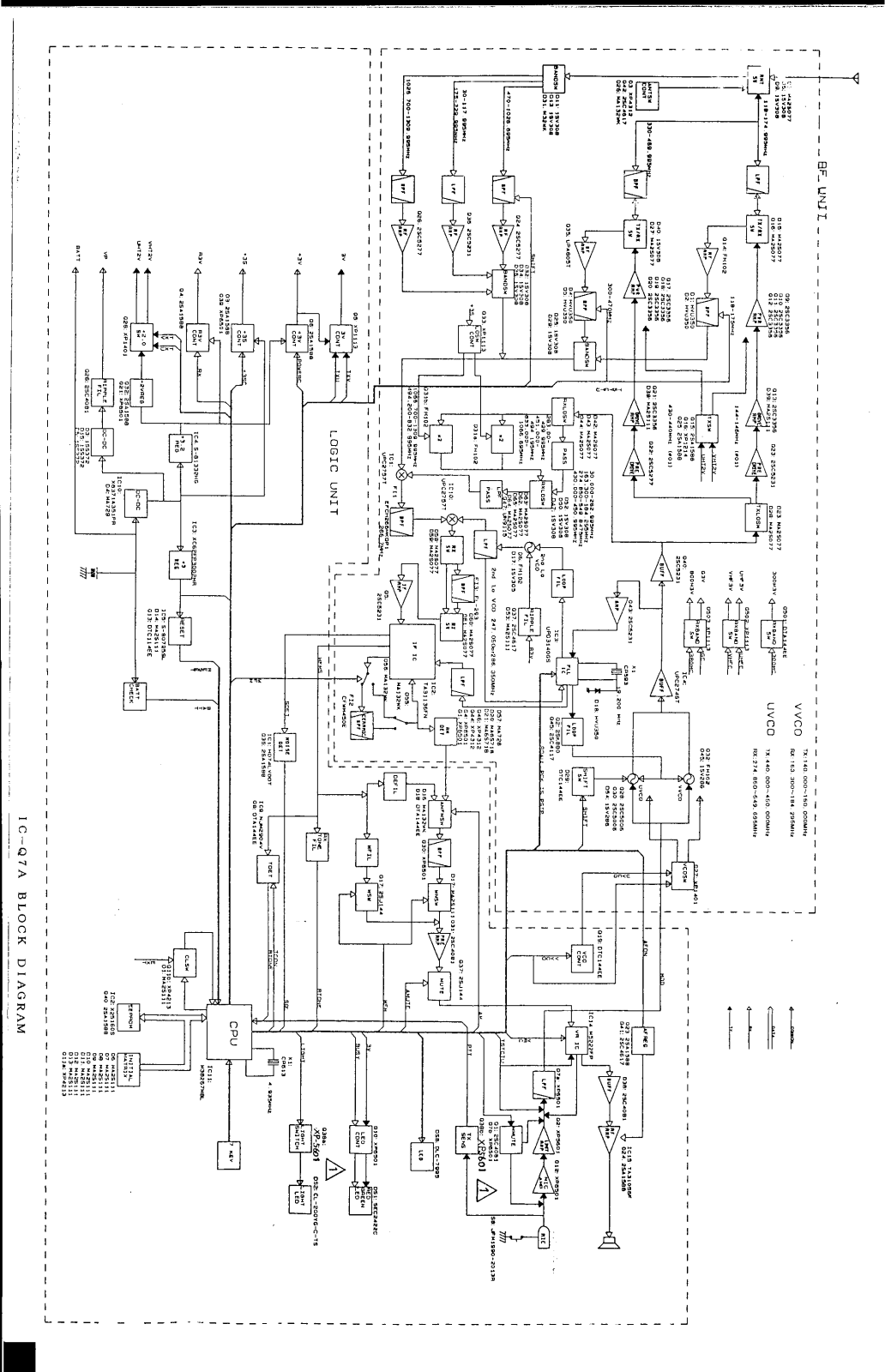 Icom icq7e schematic