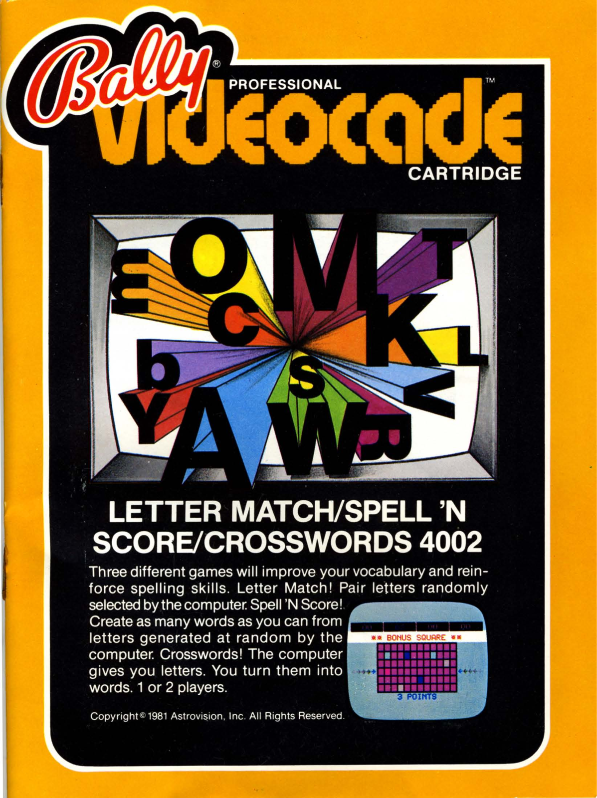 Astrovision Letter Match   Spell n Score   Crosswords User guide