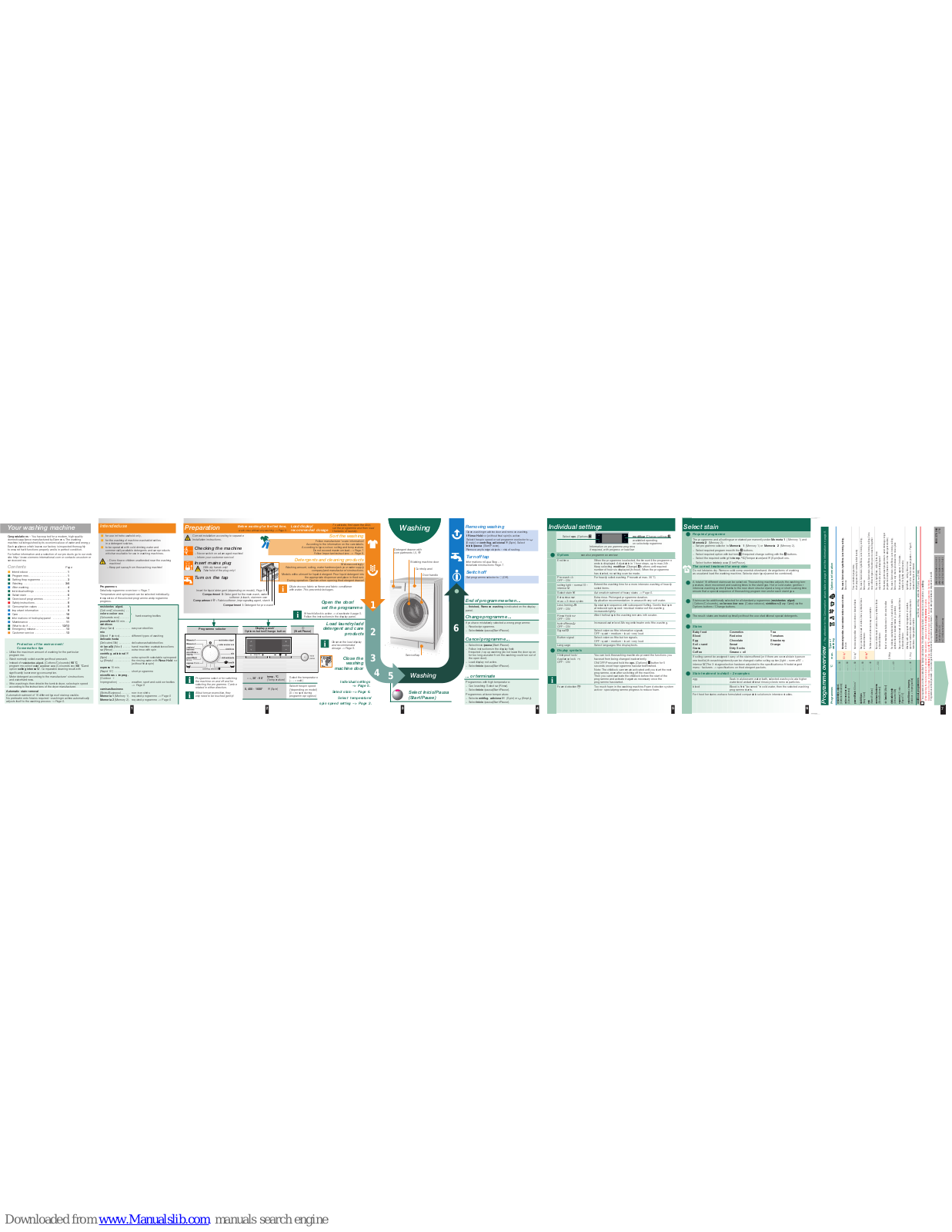 Siemens WM12S741GR Instruction Manual