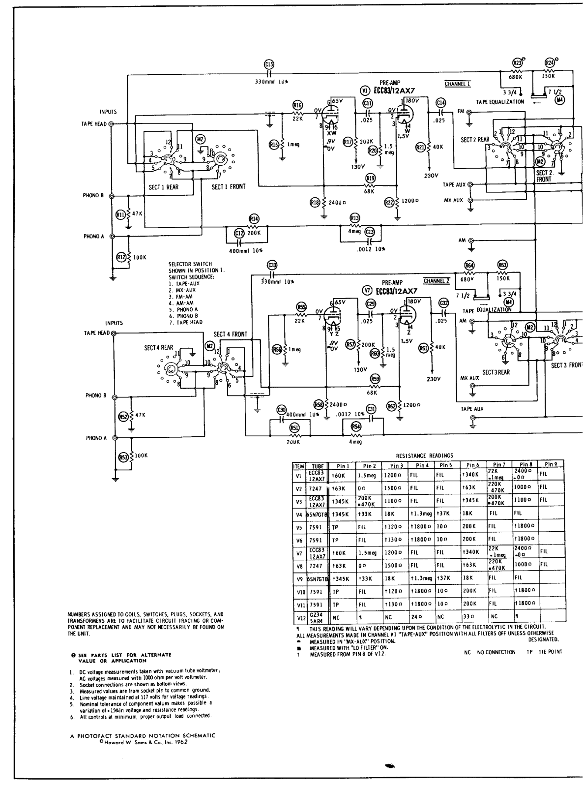 Eico ST-70 Schematic