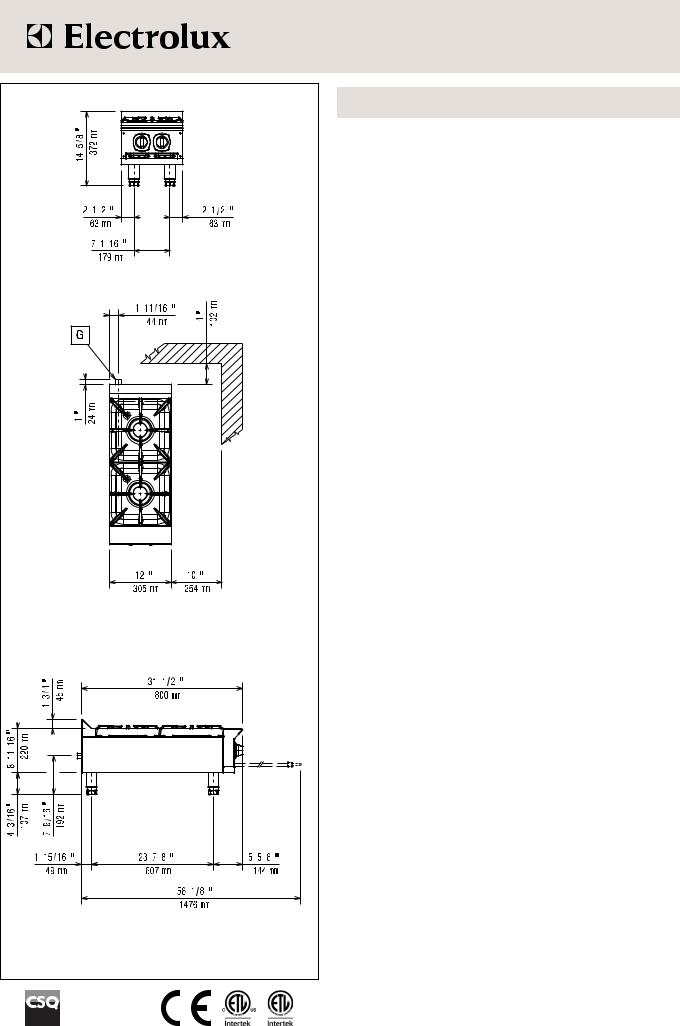 Electrolux 169000 (ACG12) General Manual