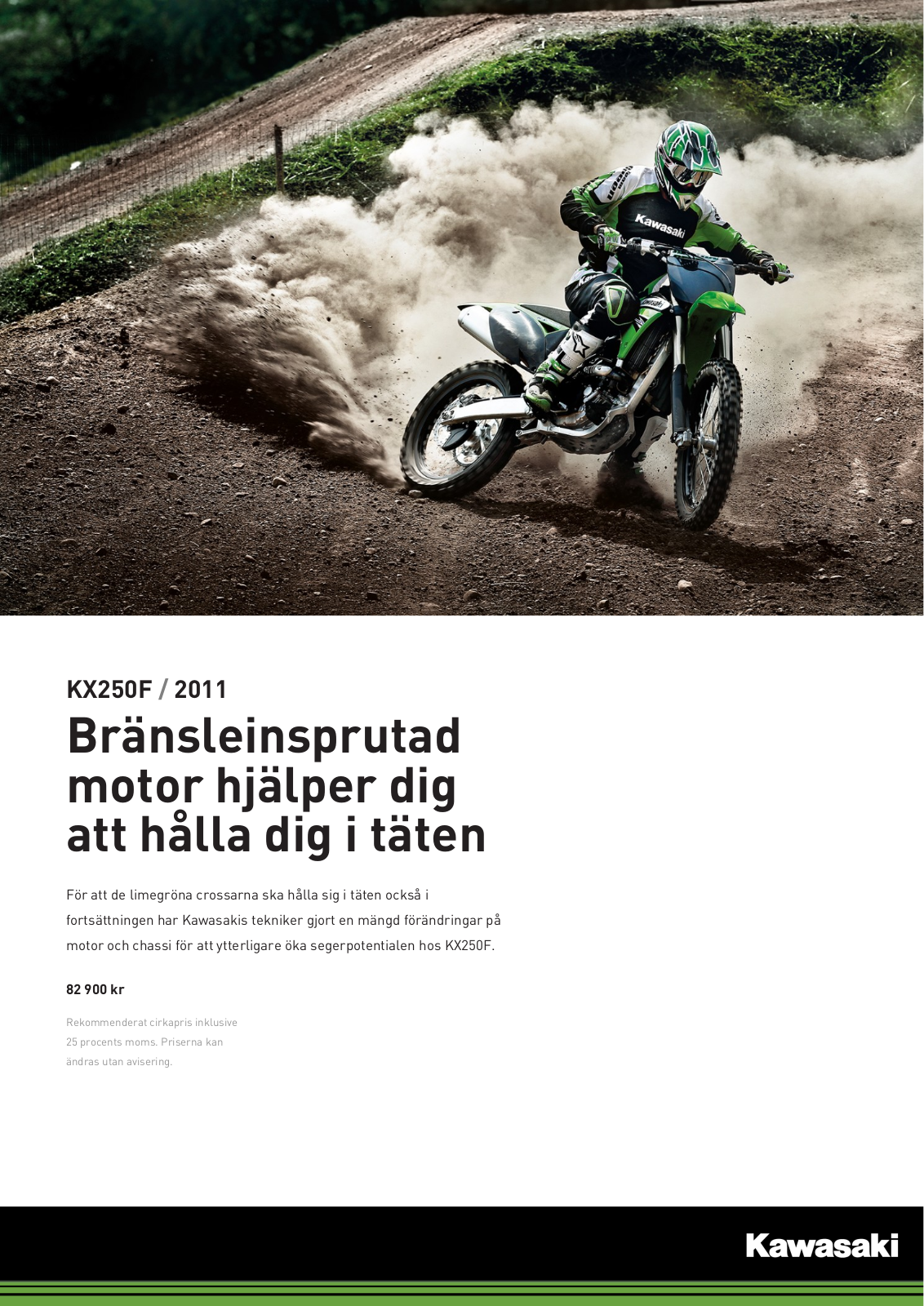 Kawasaki KX 250F Brochure