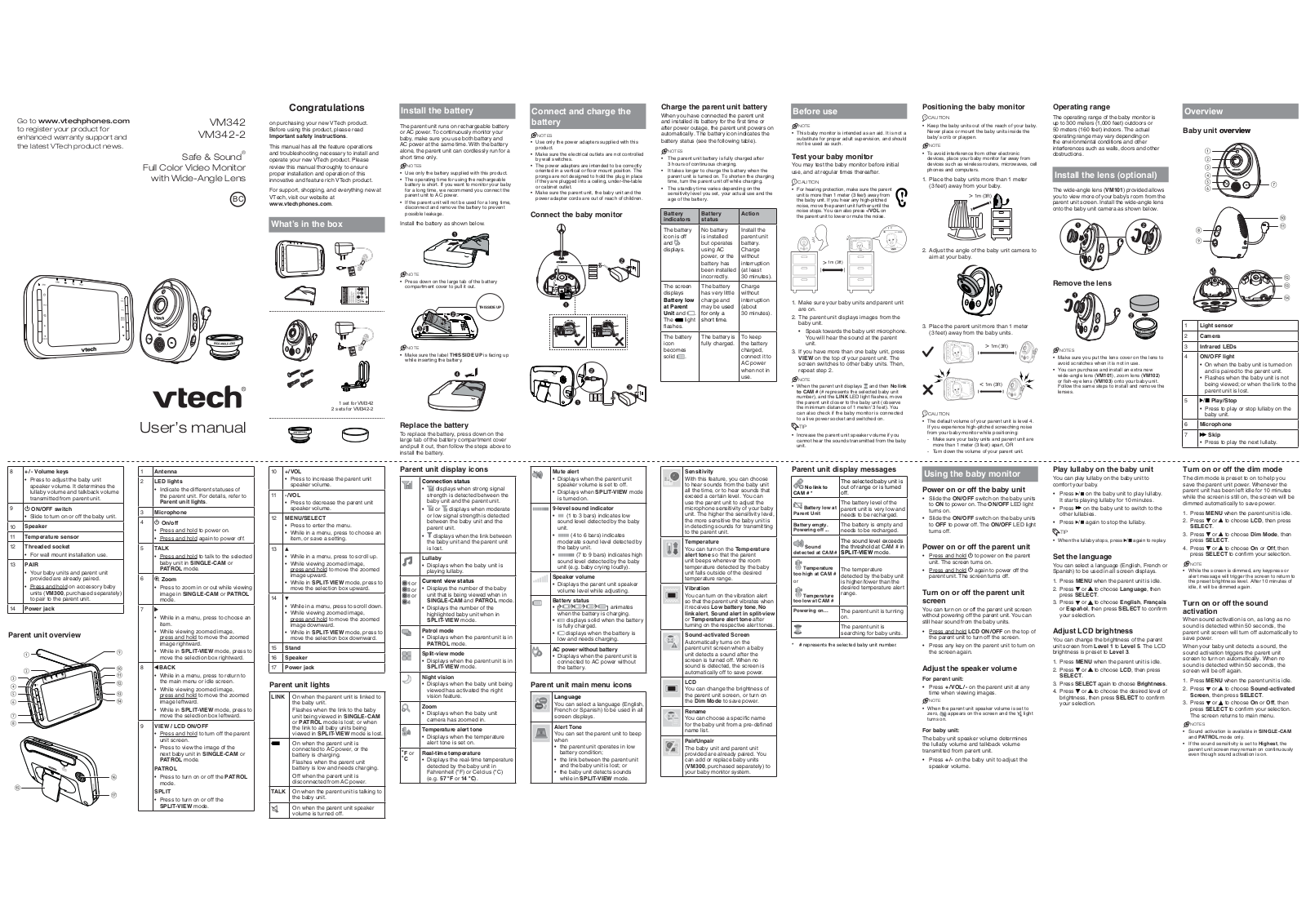 VTech Telecommunications 80 0145 00 User Manual