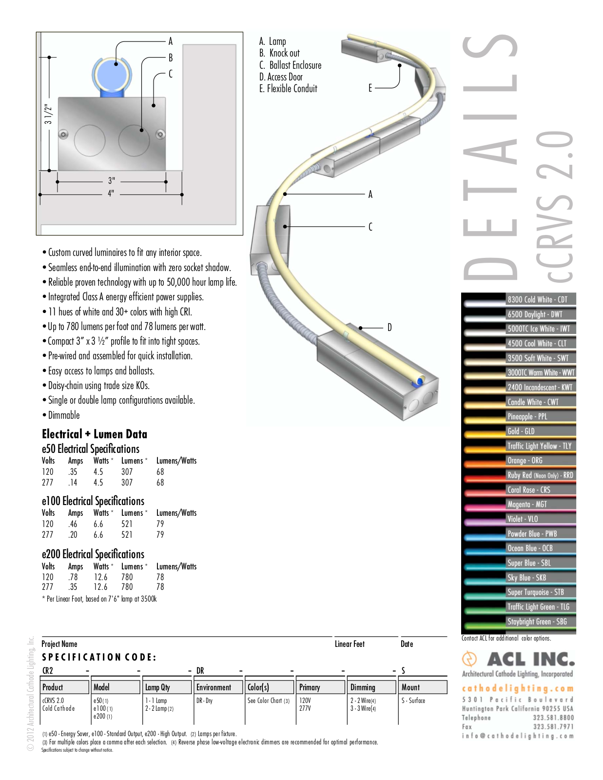 ACL cCRVS 2.0 SPECIFICATION