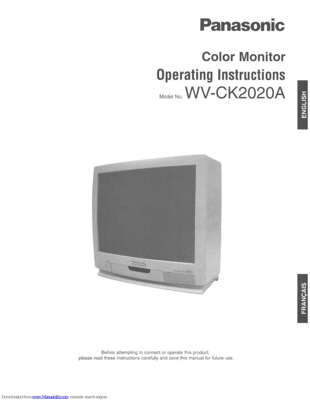 Panasonic WV-CK2020A - 20