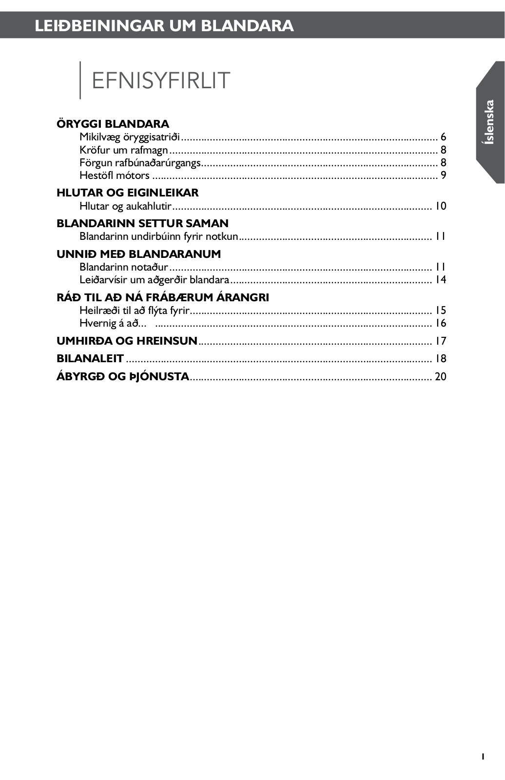 KITCHENAID 5KSB5080ECA User Manual