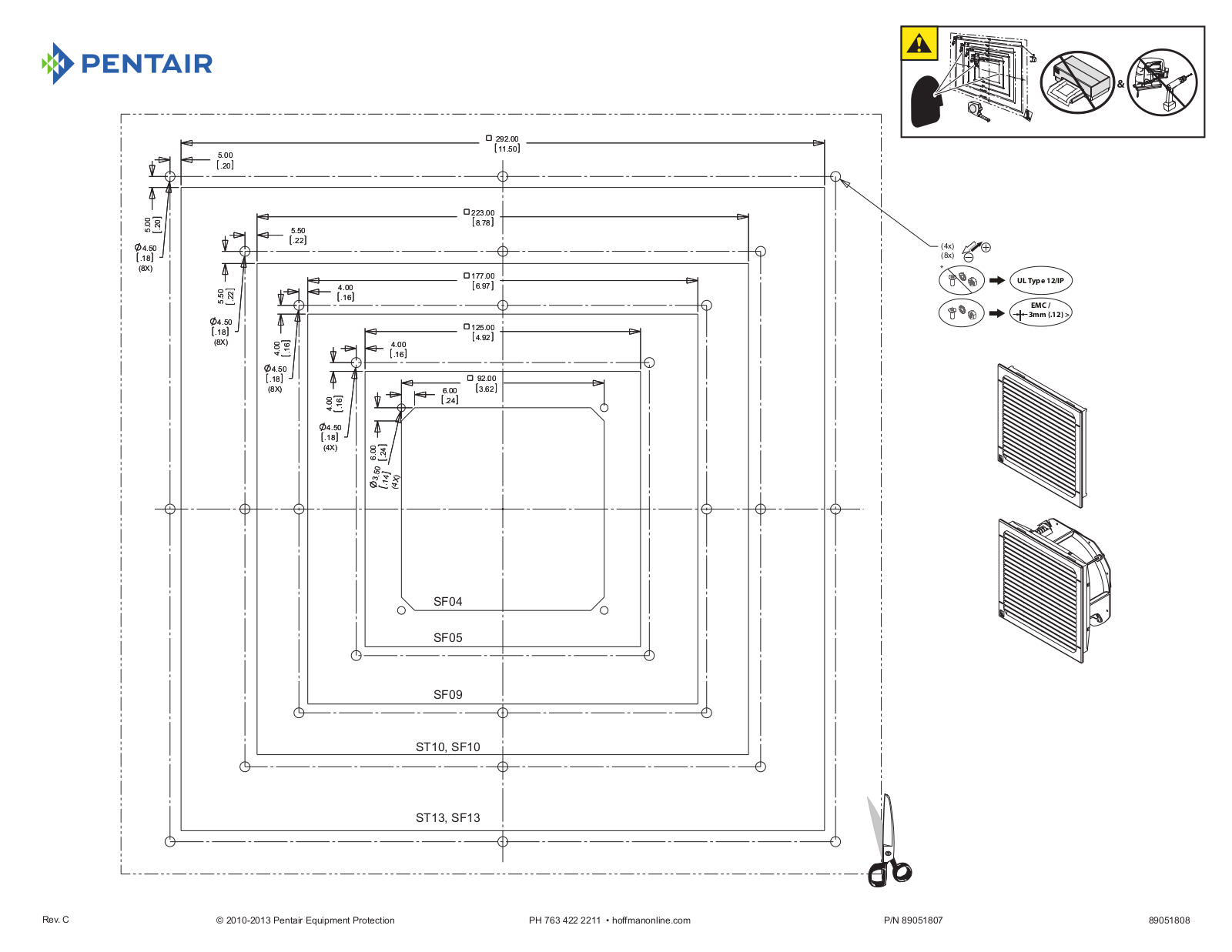 nVent Hoffman SF0448413, SF1016514 Installation Manual - ManualMachine.com