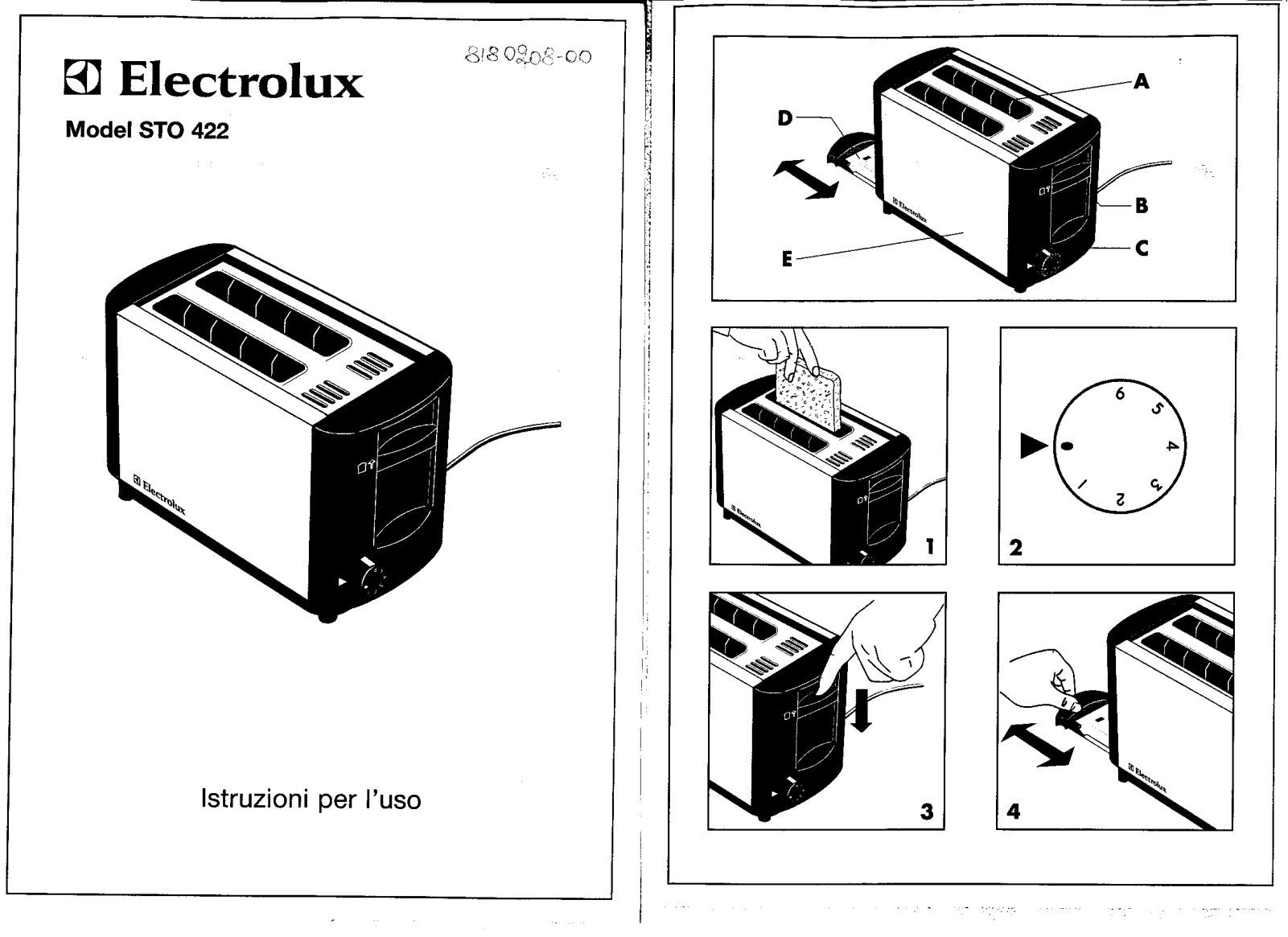 AEG STO422 User Manual