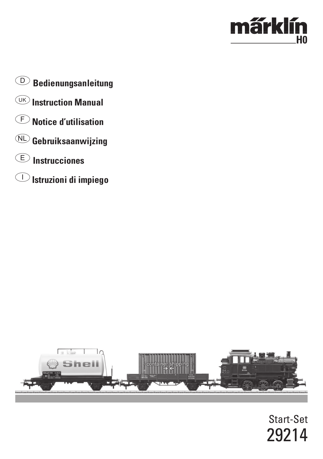 Märklin 29214 User guide