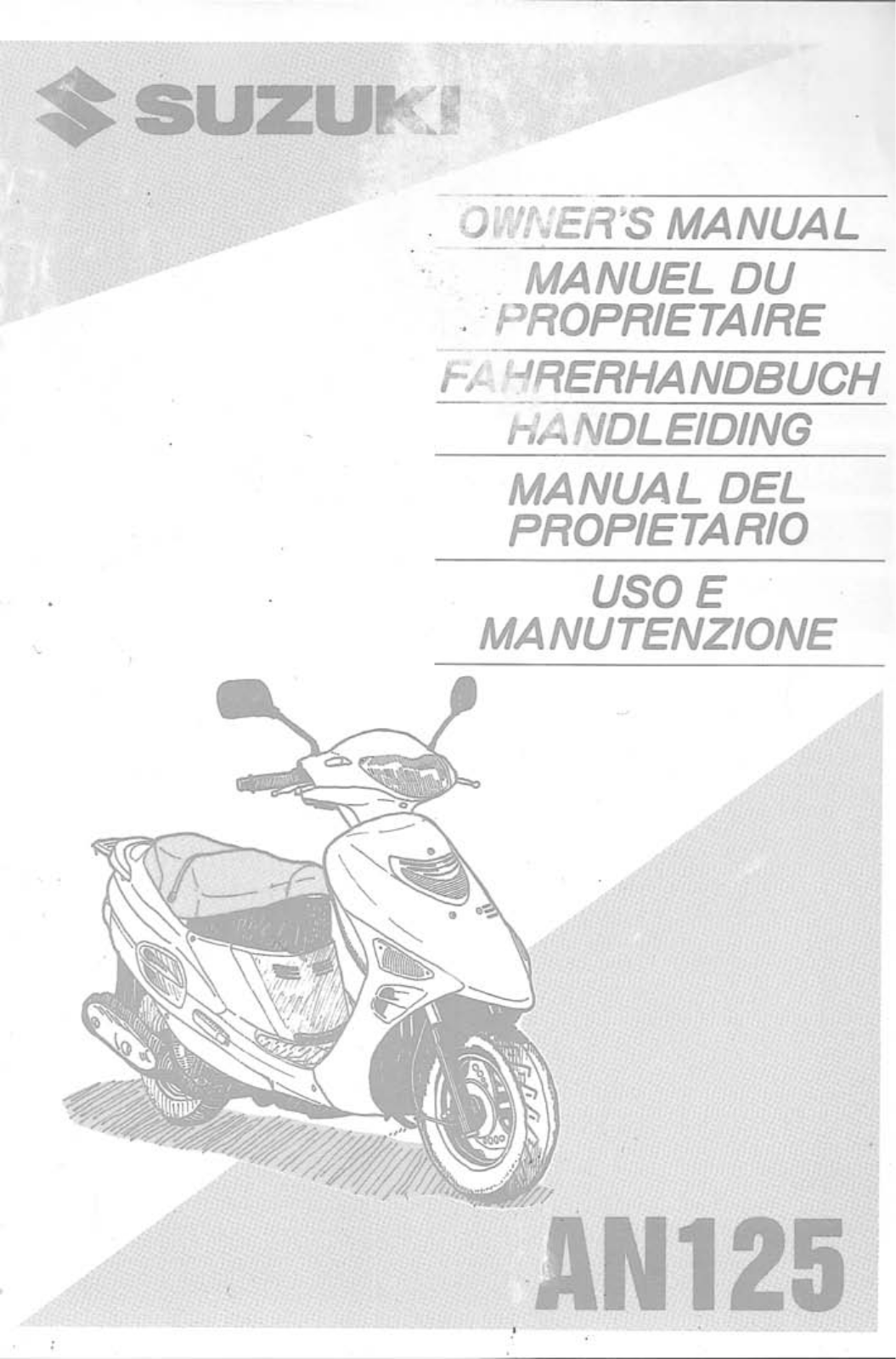 Suzuki AN125 User Manual