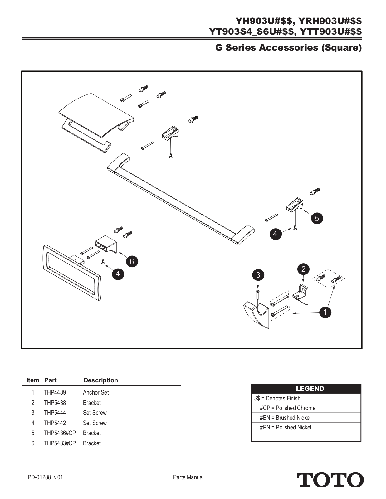 TOTO SBSA2104 Specifications - ManualMachine.com