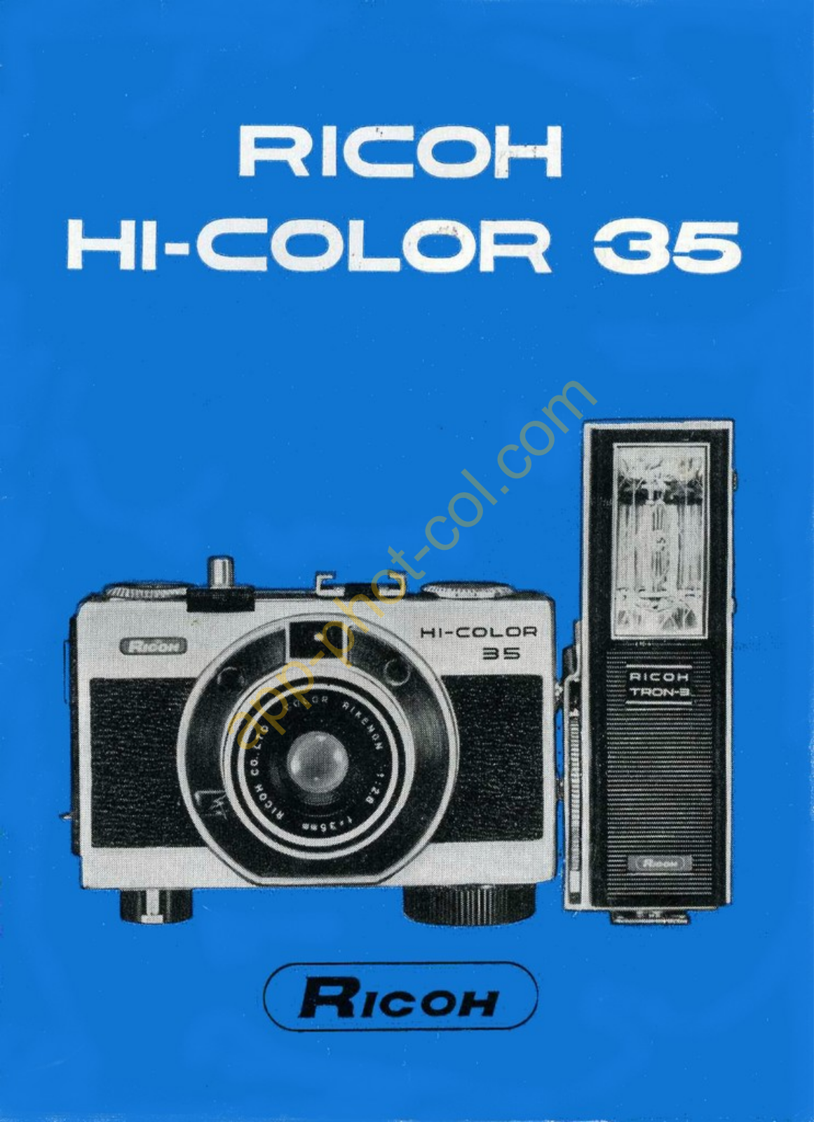 RICOH Hi-Color 35 Manuel d'utilisation