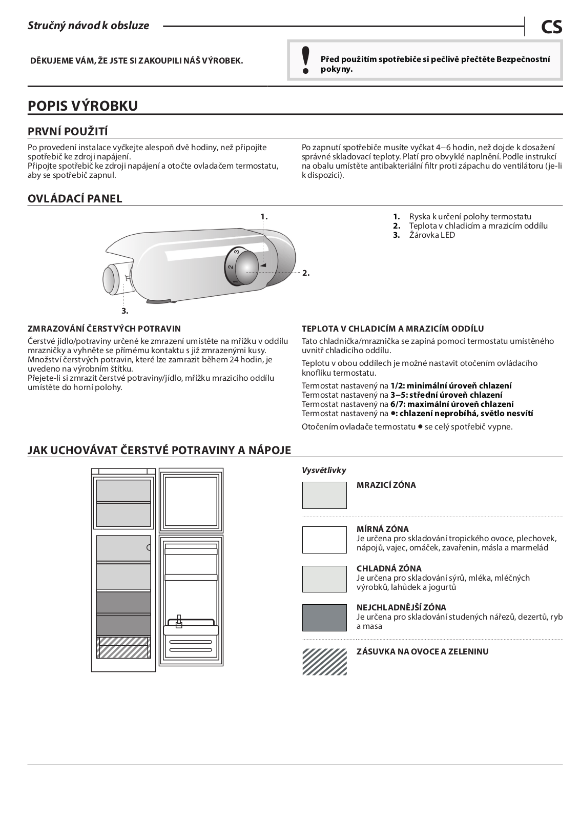 IGNIS ARL 12DS1 Daily Reference Guide