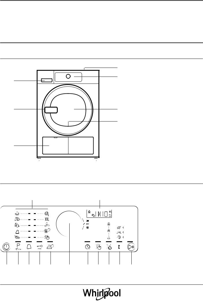 WHIRLPOOL AWZ 8CD S/PRO Use & Care