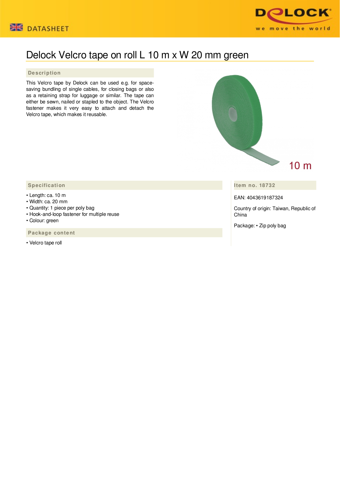DELOCK 18732 Datasheet - ManualMachine.com