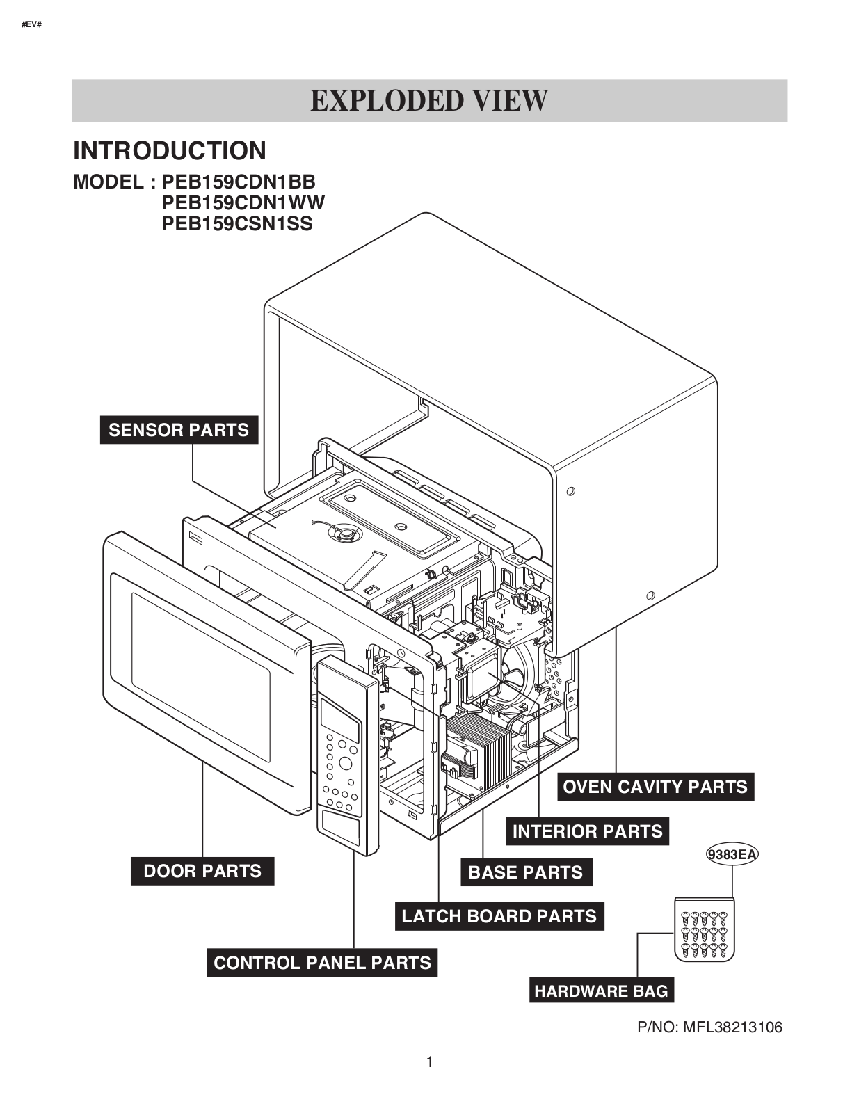 Profile Peb159cdnbb, Peb159cdnww, Peb159csnss Service Manual