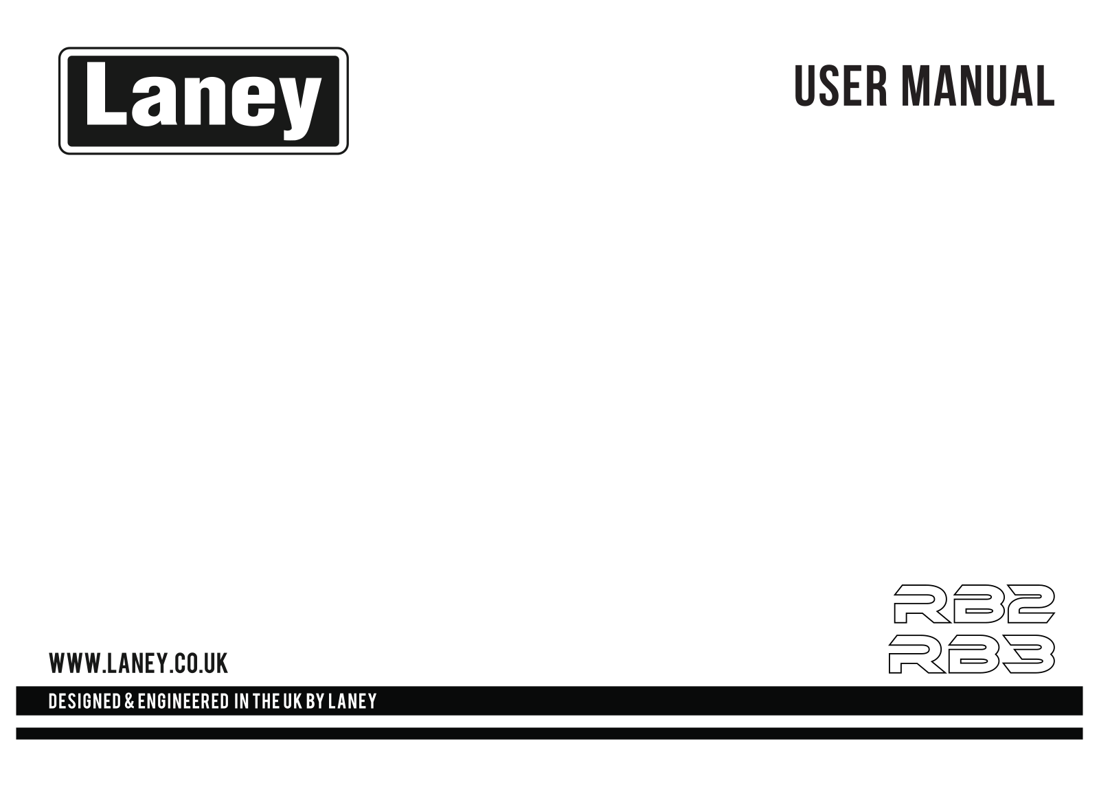 Laney RB3, RB2 User Manual