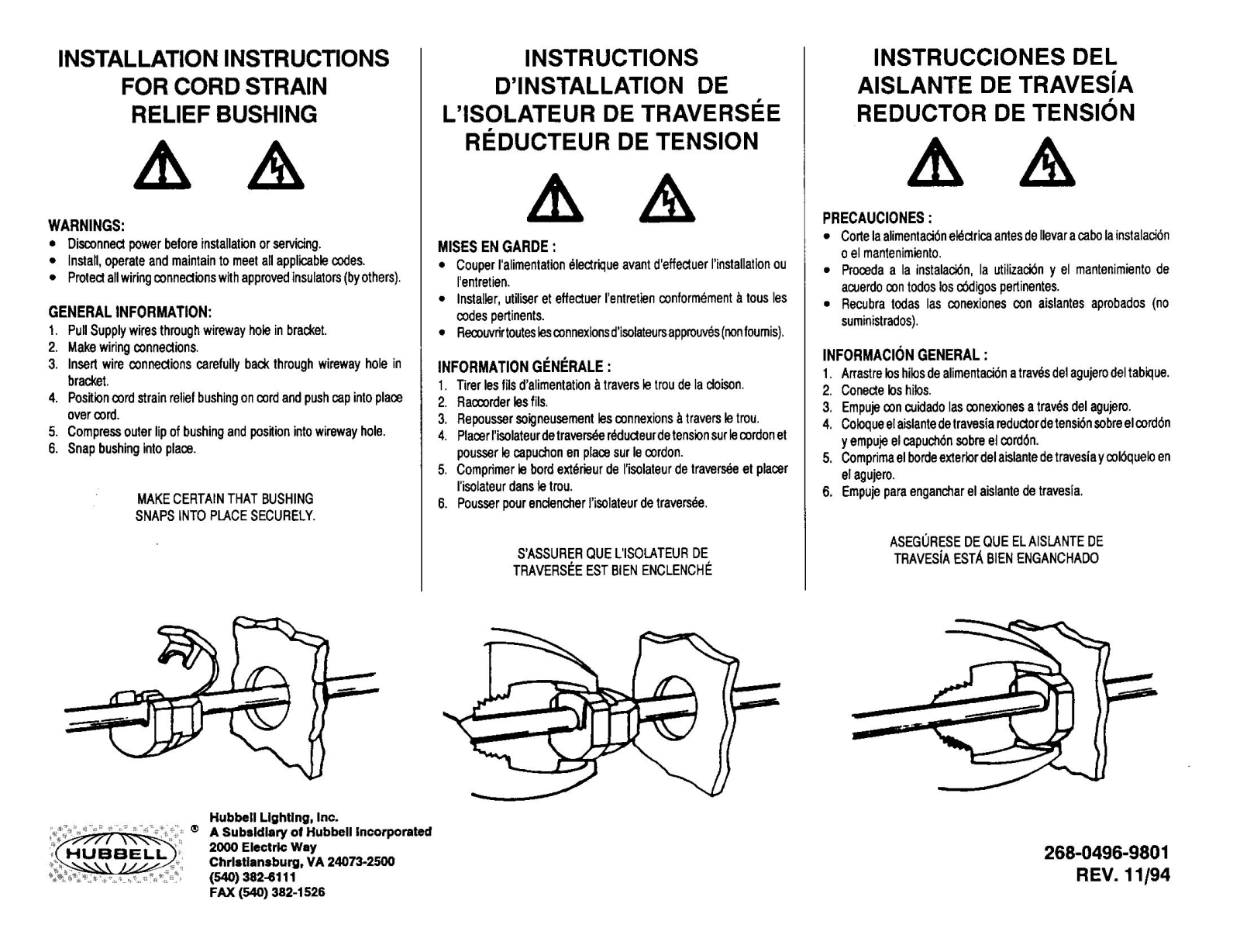 Hubbell Lighting 4024-C User Manual