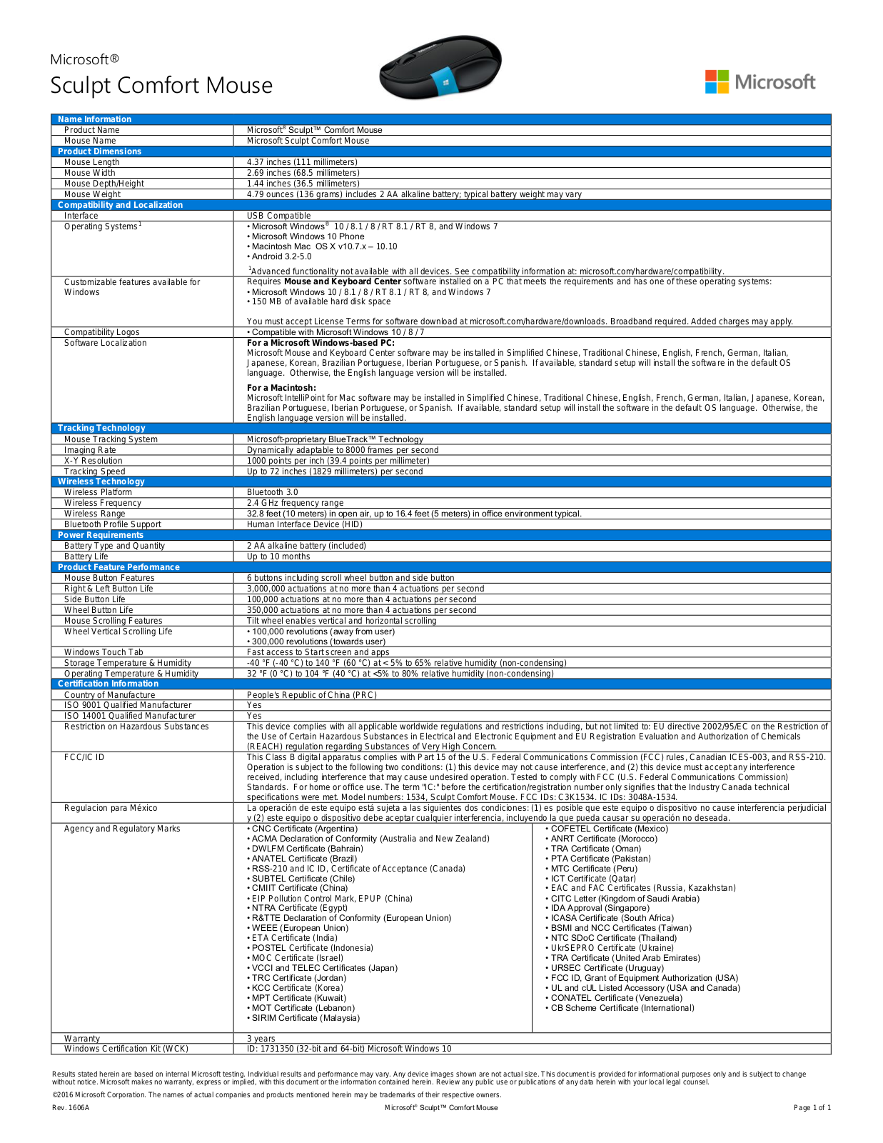 Microsoft H3S-00001 User Manual