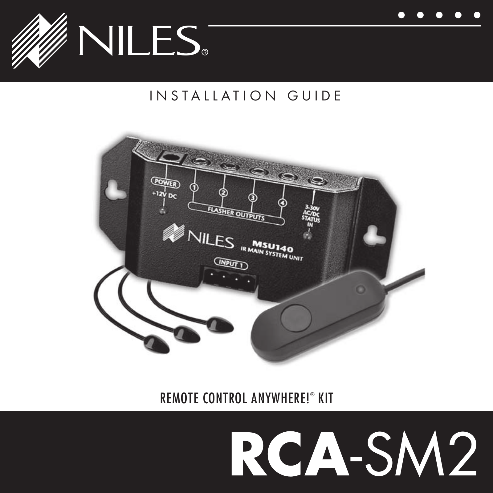 Niles RCA-SM2 Owner's Manual