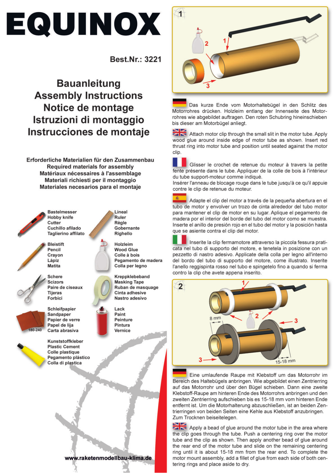 Klima Equinox, 3221 User guide - ManualMachine.com