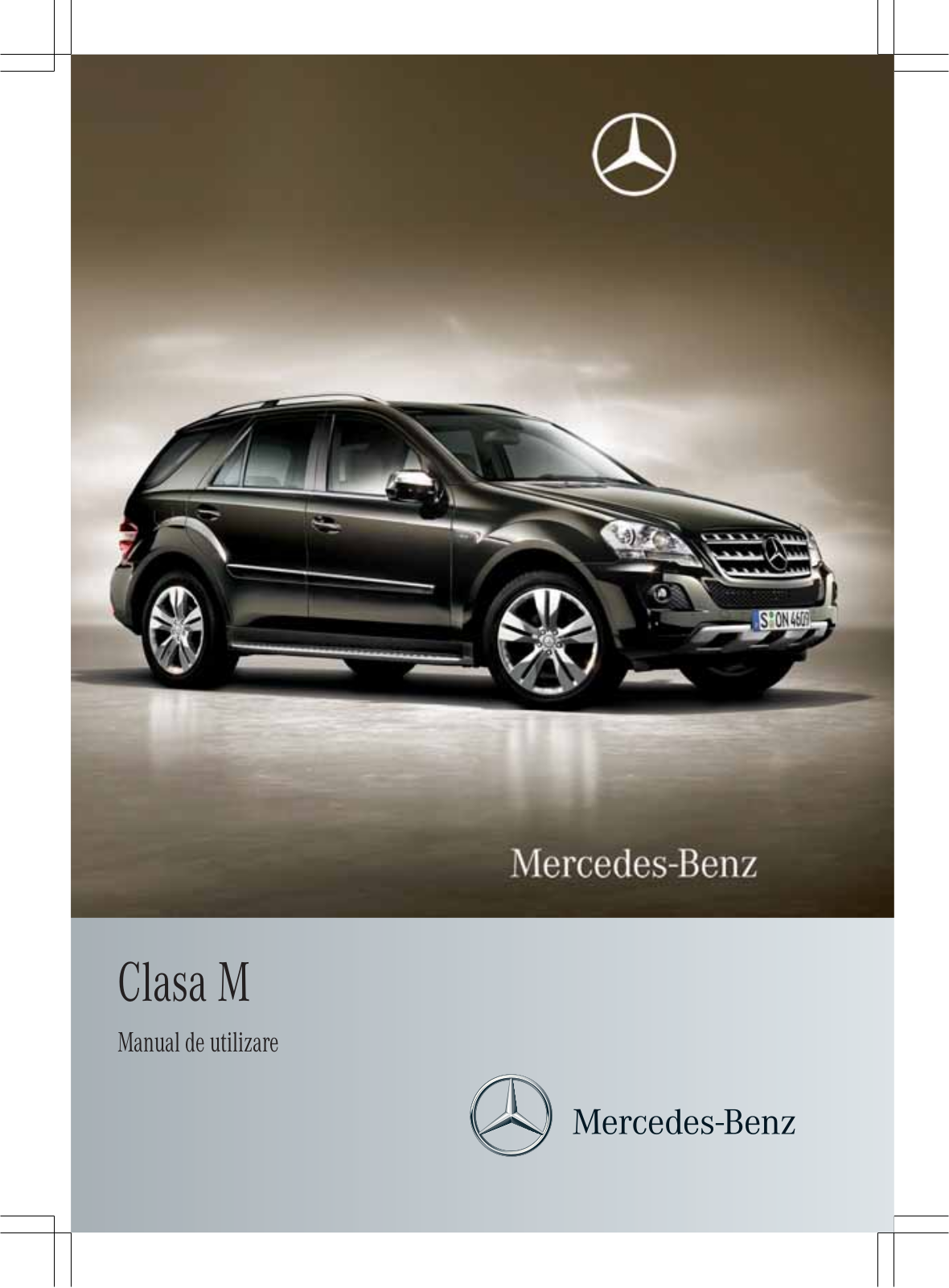 Mercedes ML 300 2010 User Manual