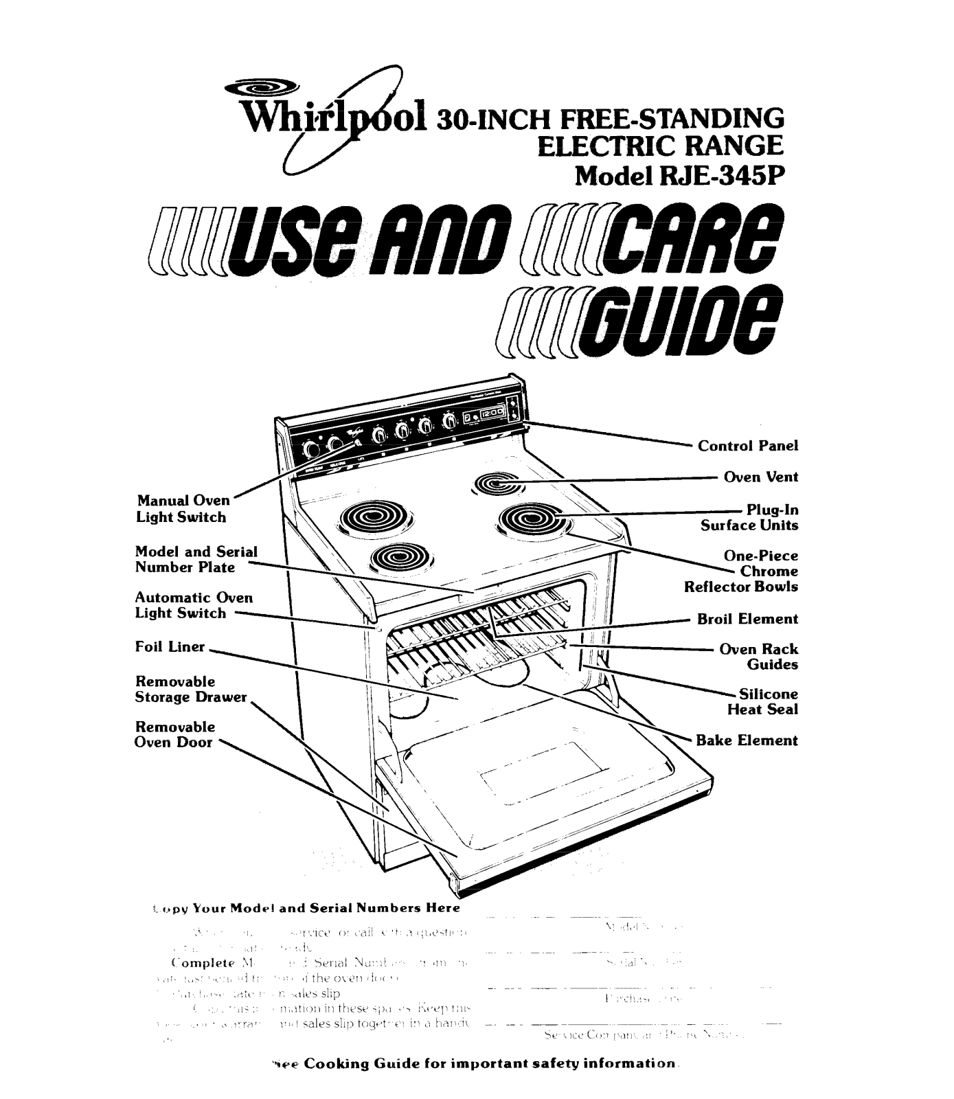 Whirlpool WE-345P User Manual - ManualMachine.com