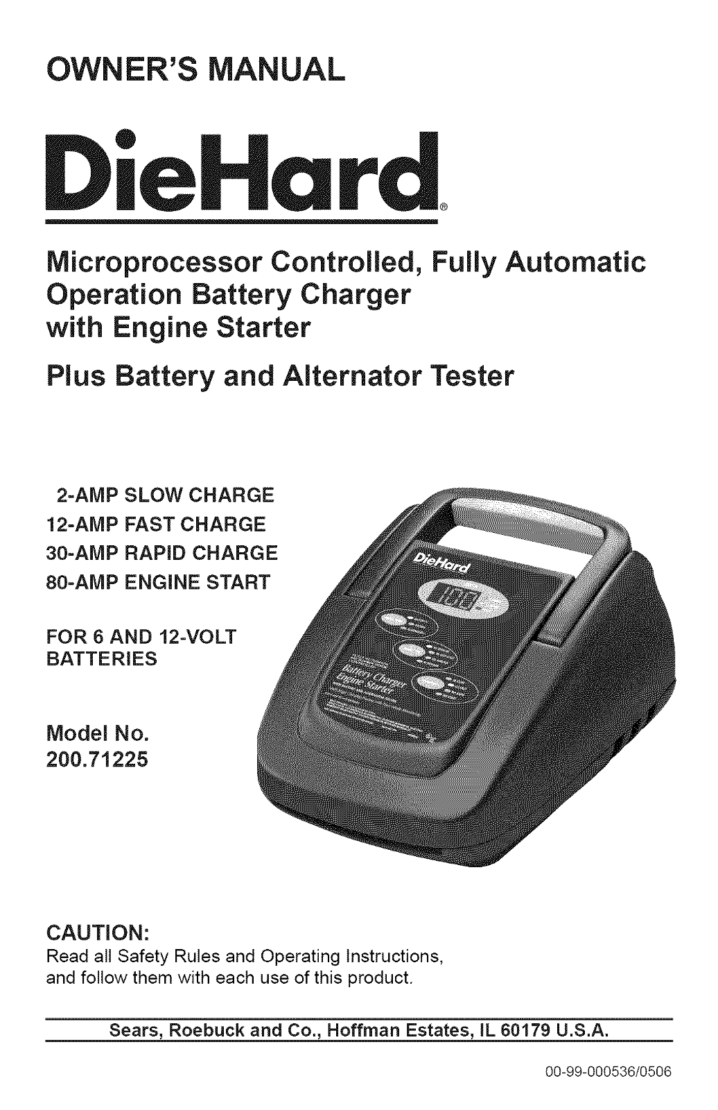 Diehard 200.71225 User Manual - ManualMachine.com