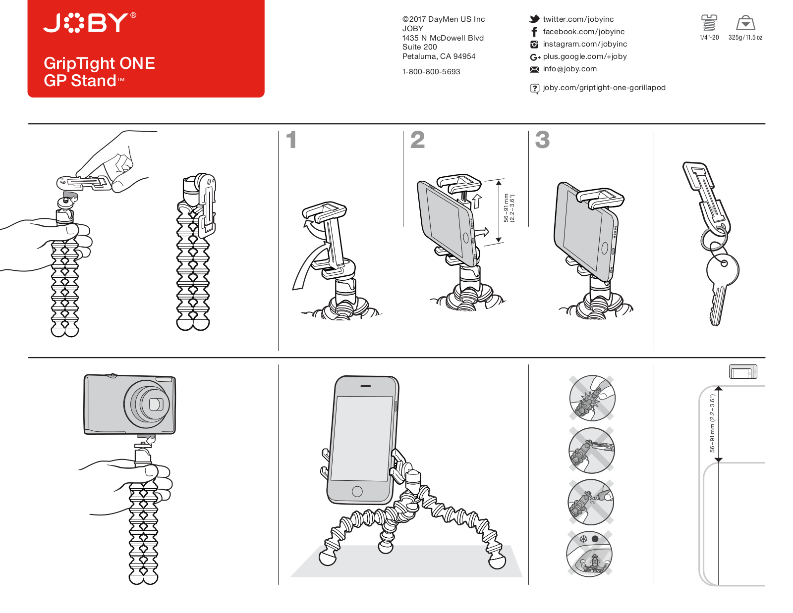 Joby JB01491 Users Manual