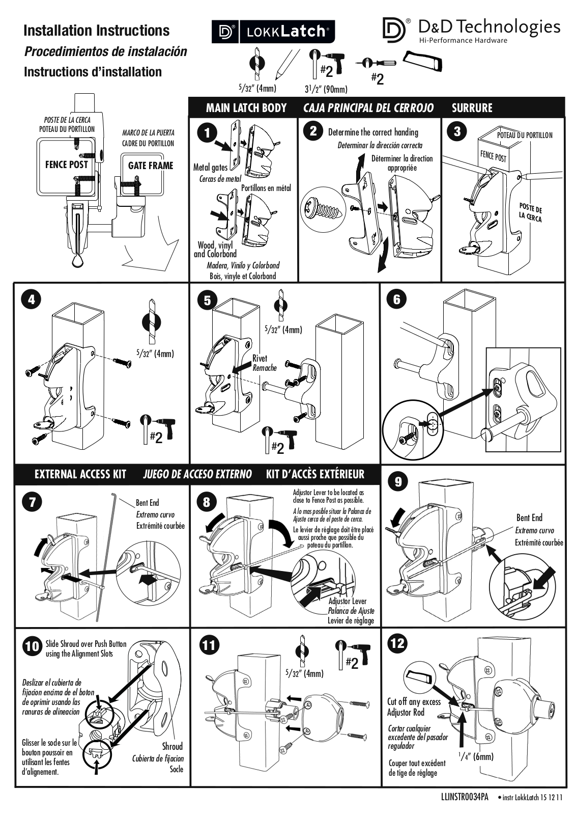 D&D Technologies LokkLatch Regular User Manual