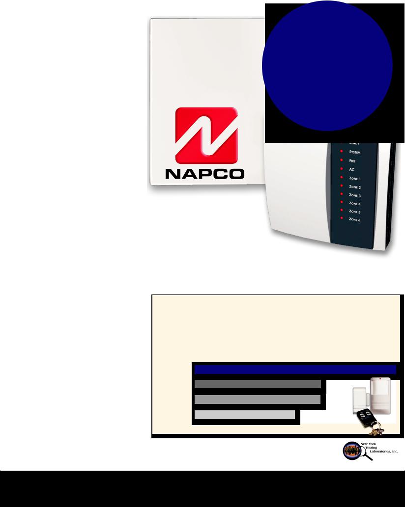 NAPCO XP 400, XP 600 User Manual