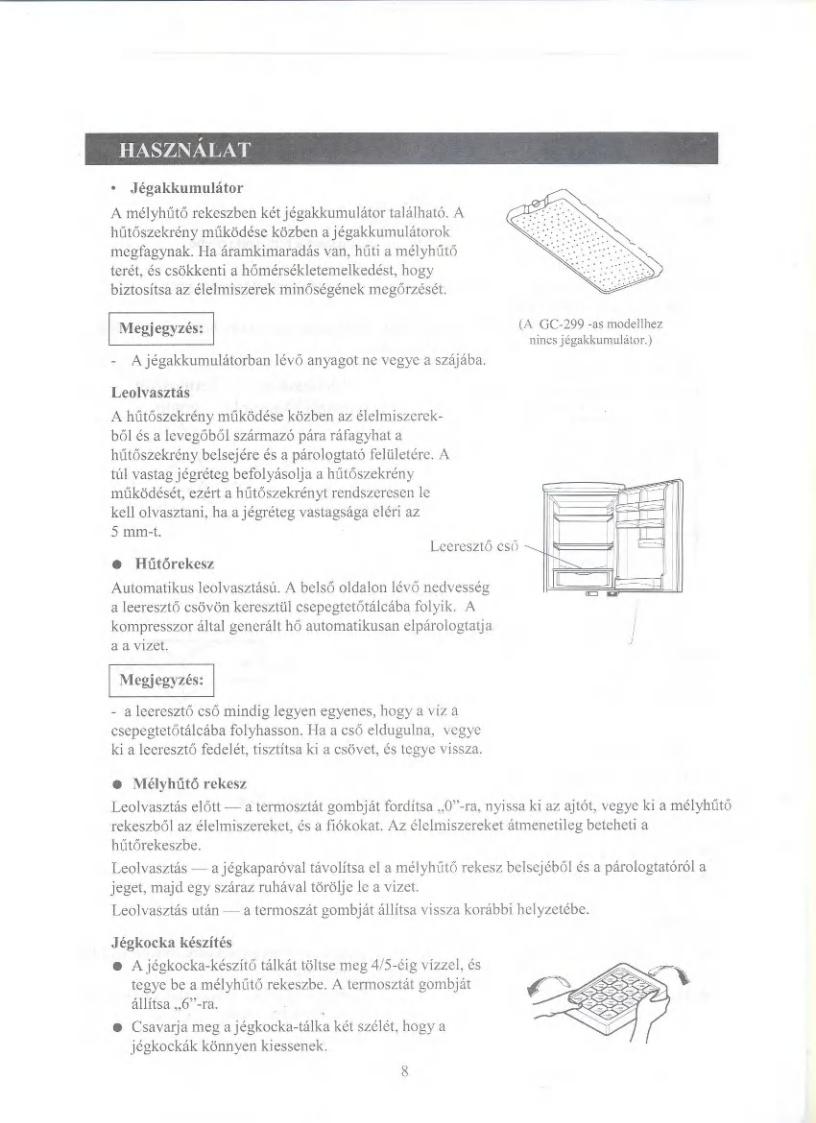 LG GC-299SV Owner's Manual