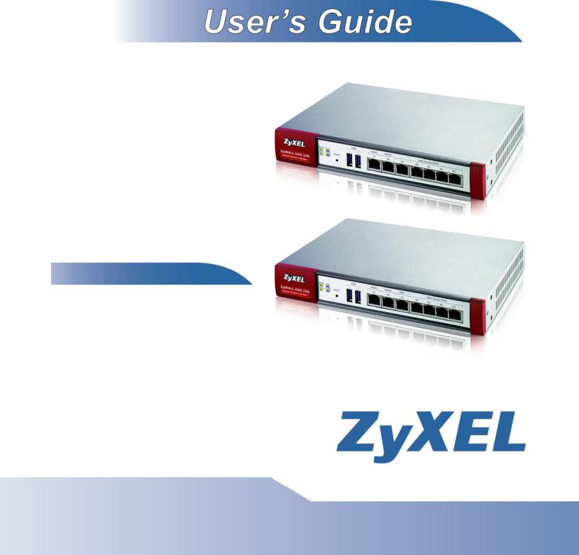 Zyxel ZYWALL 200, ZYWALL USG 100 user manual