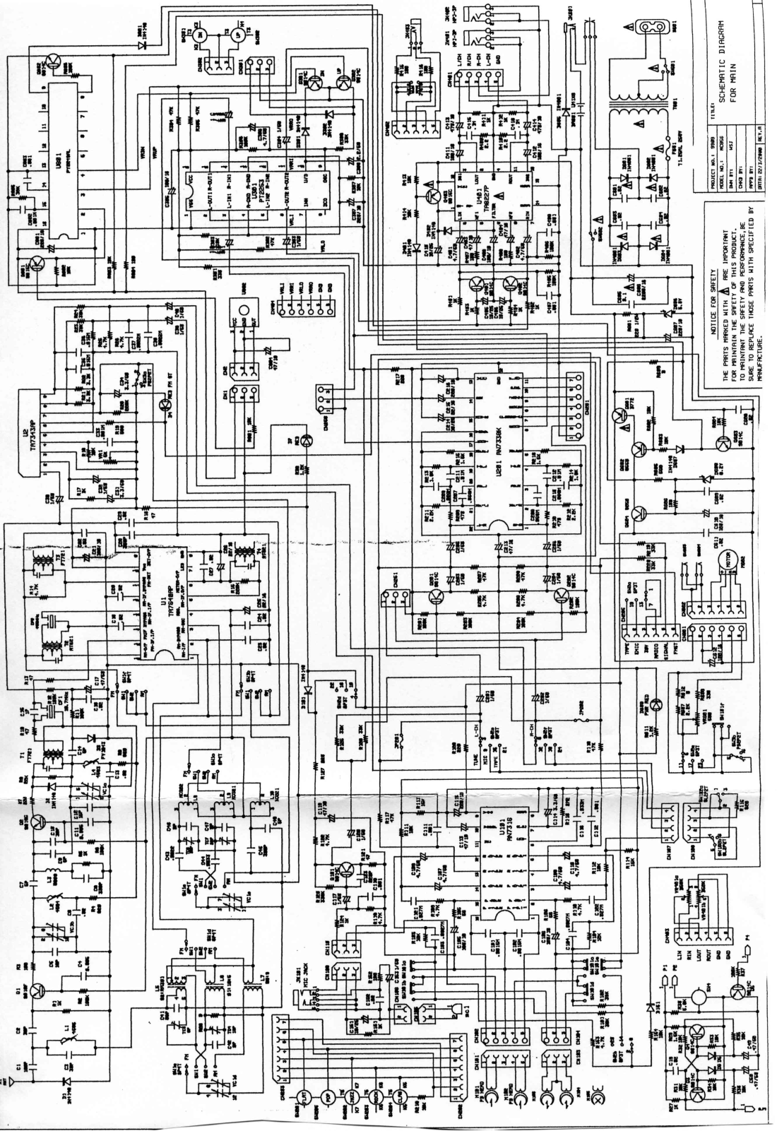 Vitek VT-3420 Schematic