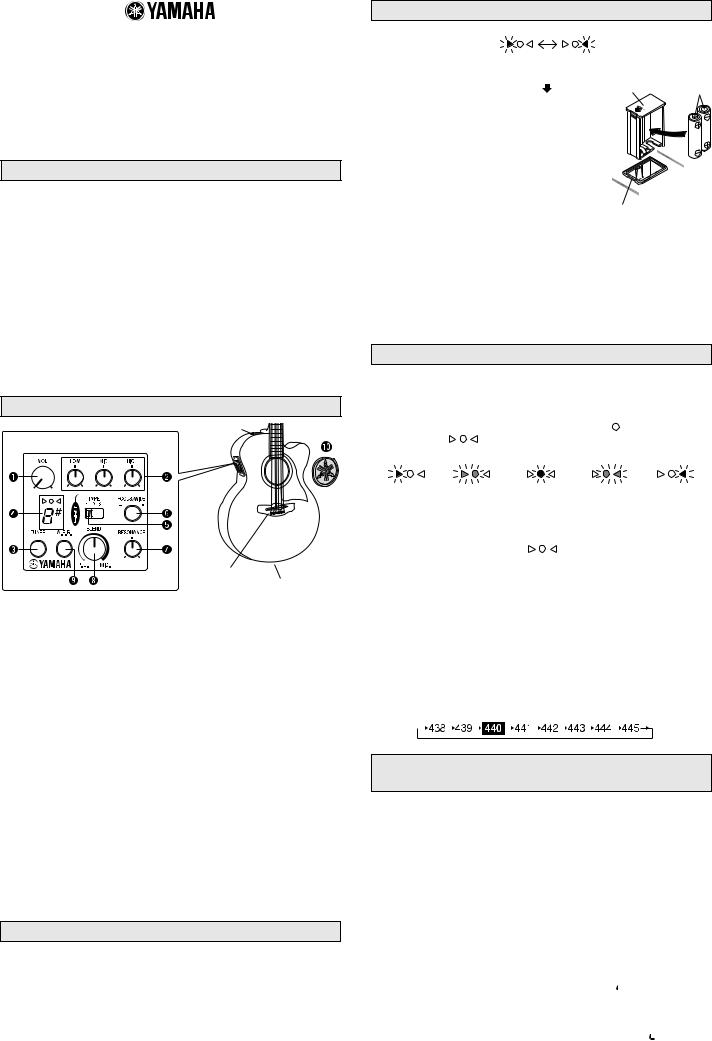 Yamaha CPX1200II, A3R, LJX16CPII, APX1000, AC3R User Manual
